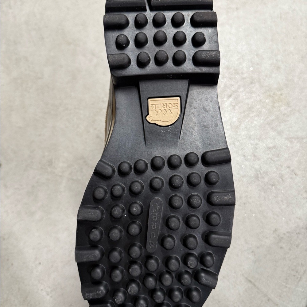 Sorel Brown and Black Rain & Snow Boots with Plush Lining - Picture 4 of 6